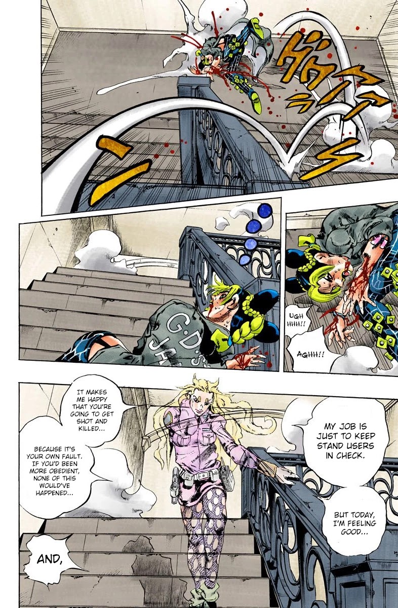 JoJo's Bizarre Adventure Part 6 - Stone Ocean (Official Colored) chapter 101 page 14