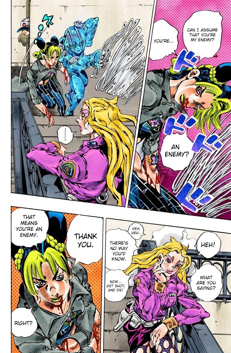 JoJo's Bizarre Adventure Part 6 - Stone Ocean (Official Colored) chapter 101 page 20