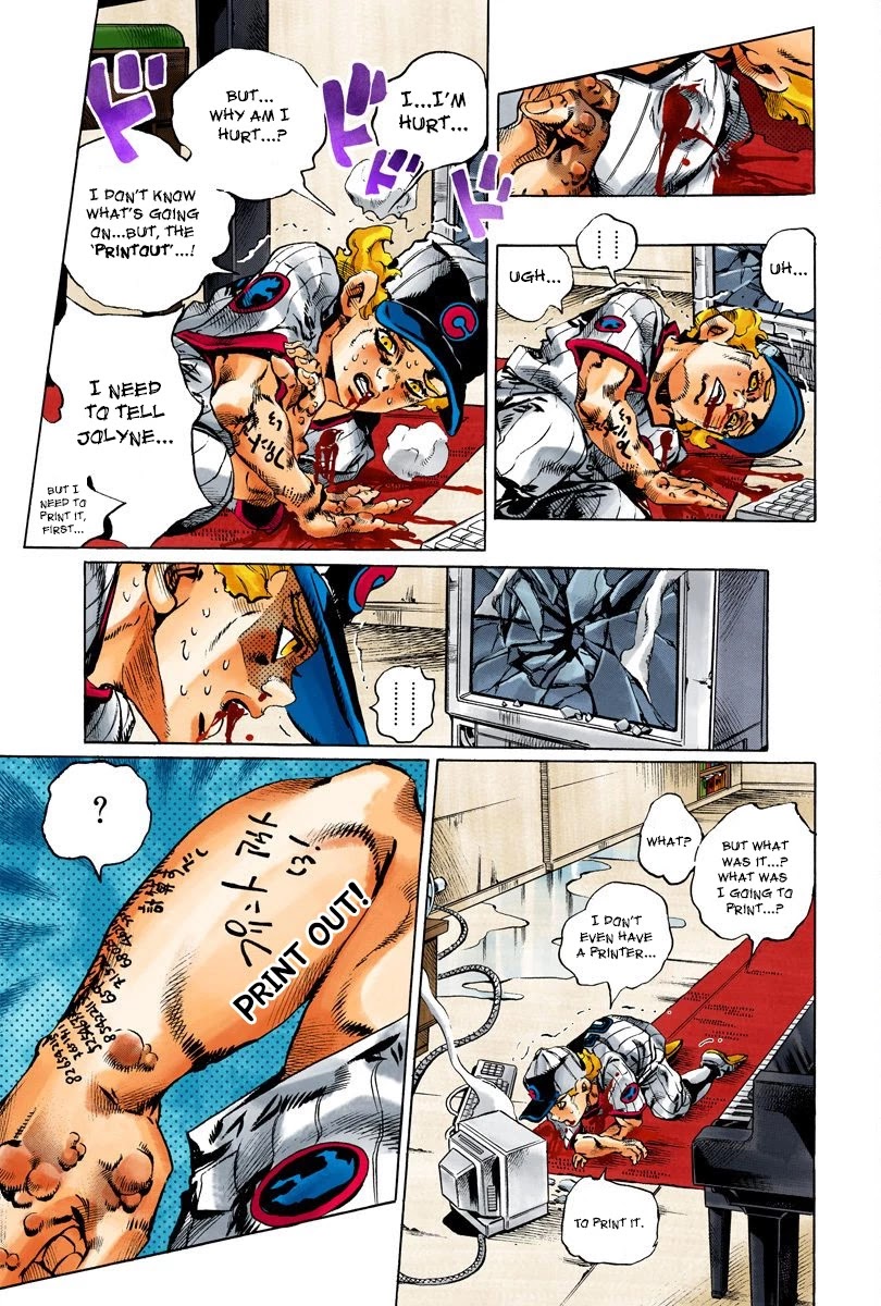 JoJo's Bizarre Adventure Part 6 - Stone Ocean (Official Colored) chapter 101 page 5