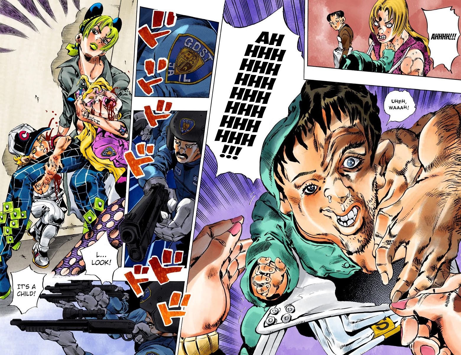 JoJo's Bizarre Adventure Part 6 - Stone Ocean (Official Colored) chapter 102 page 11