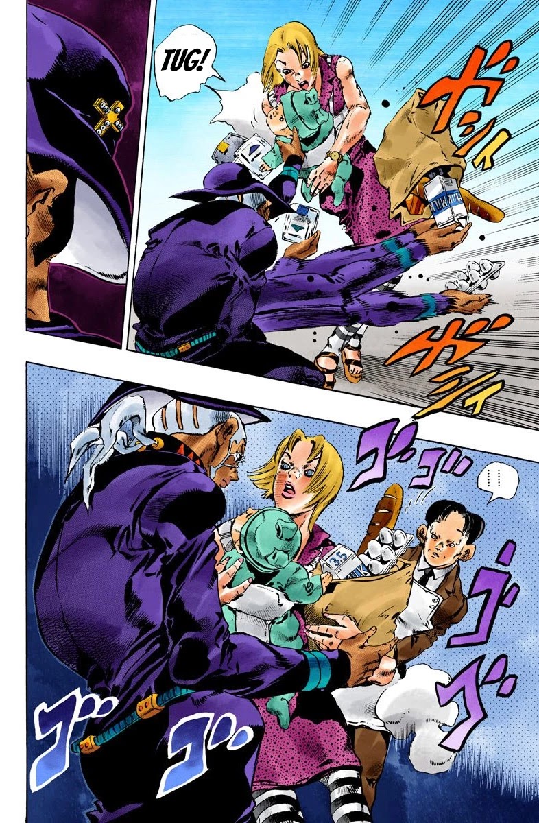 JoJo's Bizarre Adventure Part 6 - Stone Ocean (Official Colored) chapter 102 page 5