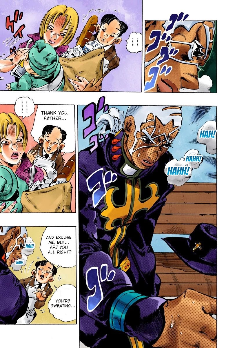 JoJo's Bizarre Adventure Part 6 - Stone Ocean (Official Colored) chapter 102 page 6