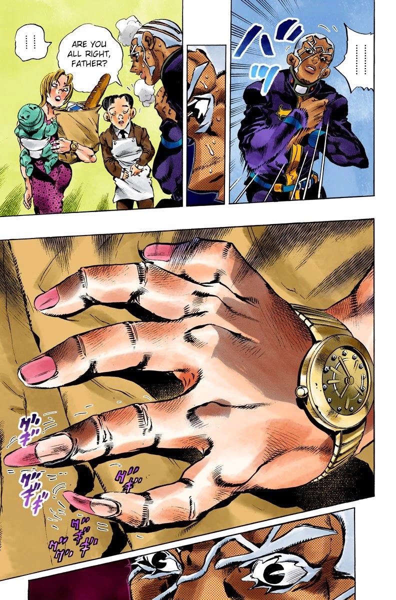 JoJo's Bizarre Adventure Part 6 - Stone Ocean (Official Colored) chapter 102 page 8