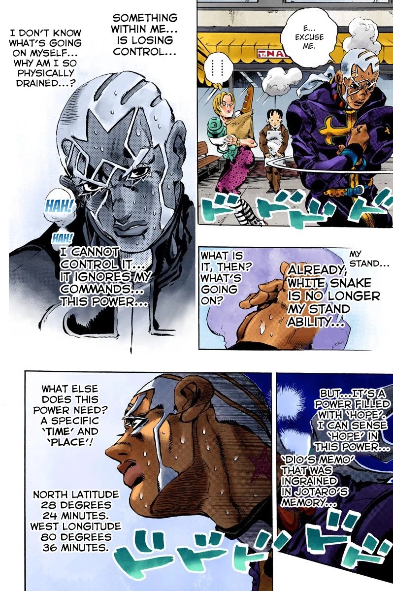 JoJo's Bizarre Adventure Part 6 - Stone Ocean (Official Colored) chapter 102 page 9