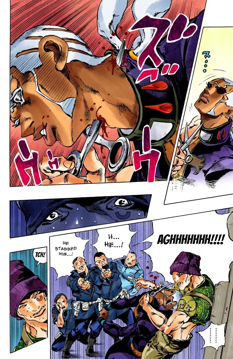 JoJo's Bizarre Adventure Part 6 - Stone Ocean (Official Colored) chapter 103 page 12