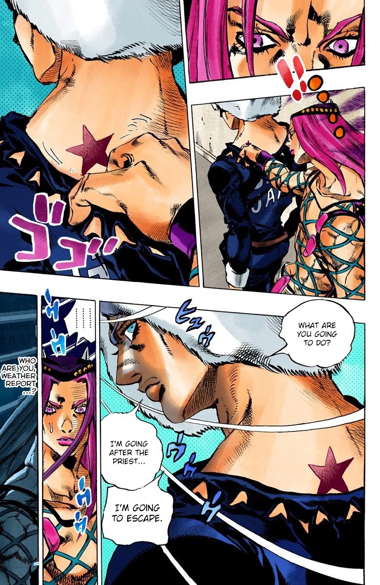 JoJo's Bizarre Adventure Part 6 - Stone Ocean (Official Colored) chapter 103 page 19