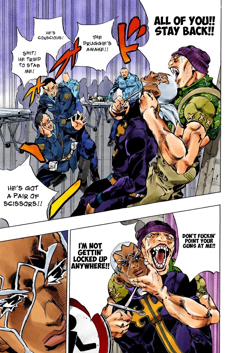 JoJo's Bizarre Adventure Part 6 - Stone Ocean (Official Colored) chapter 103 page 9