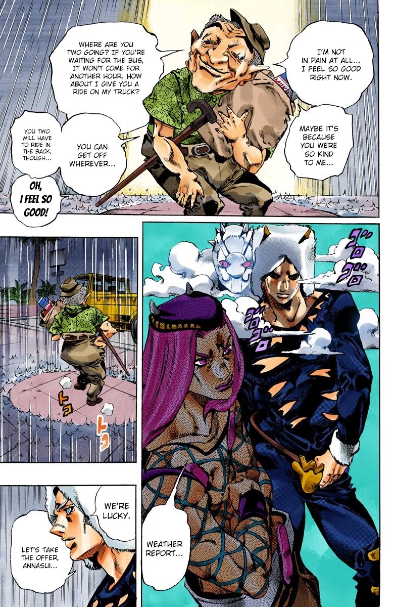 JoJo's Bizarre Adventure Part 6 - Stone Ocean (Official Colored) chapter 104 page 11