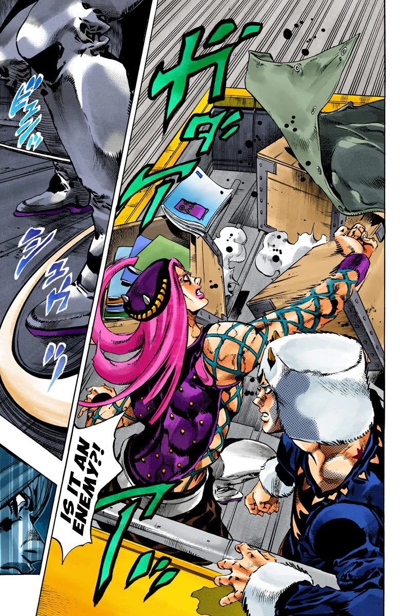 JoJo's Bizarre Adventure Part 6 - Stone Ocean (Official Colored) chapter 104 page 16