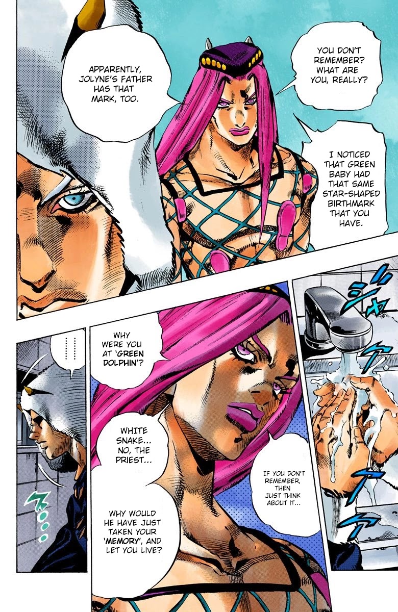 JoJo's Bizarre Adventure Part 6 - Stone Ocean (Official Colored) chapter 104 page 6