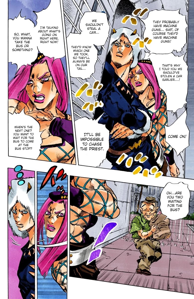 JoJo's Bizarre Adventure Part 6 - Stone Ocean (Official Colored) chapter 104 page 8