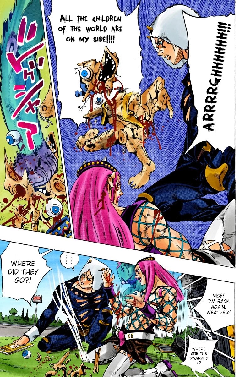 JoJo's Bizarre Adventure Part 6 - Stone Ocean (Official Colored) chapter 106 page 10