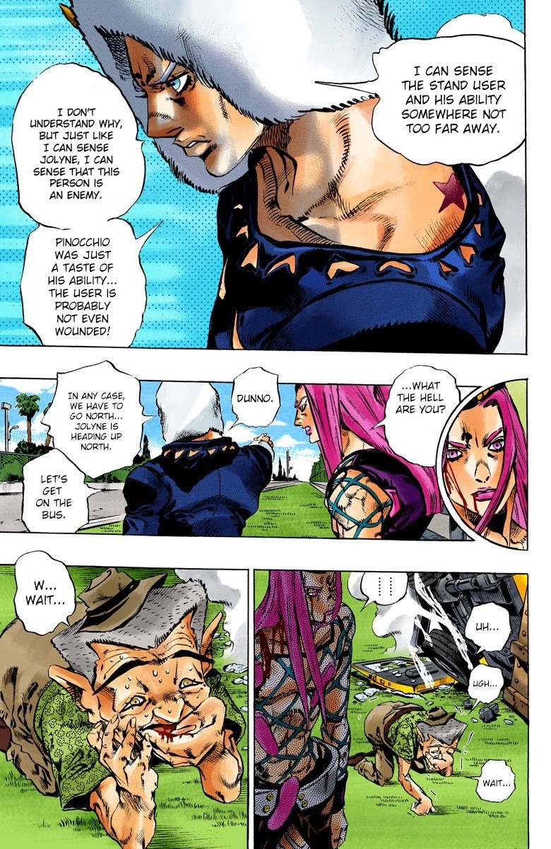 JoJo's Bizarre Adventure Part 6 - Stone Ocean (Official Colored) chapter 106 page 12