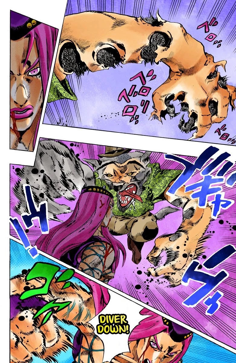 JoJo's Bizarre Adventure Part 6 - Stone Ocean (Official Colored) chapter 106 page 15