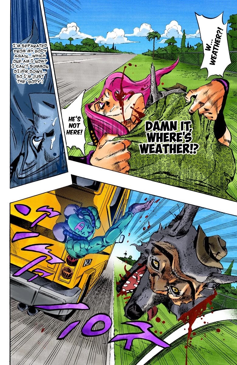 JoJo's Bizarre Adventure Part 6 - Stone Ocean (Official Colored) chapter 106 page 17