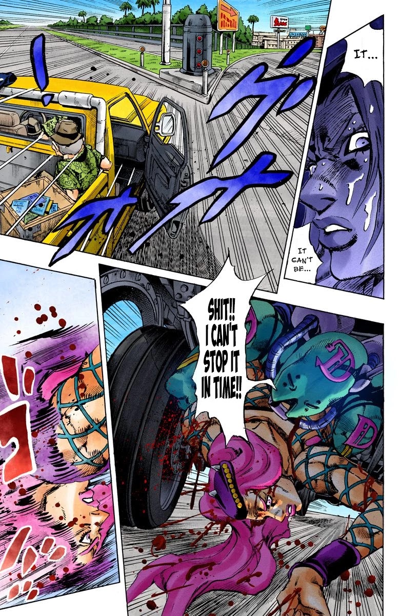 JoJo's Bizarre Adventure Part 6 - Stone Ocean (Official Colored) chapter 106 page 4