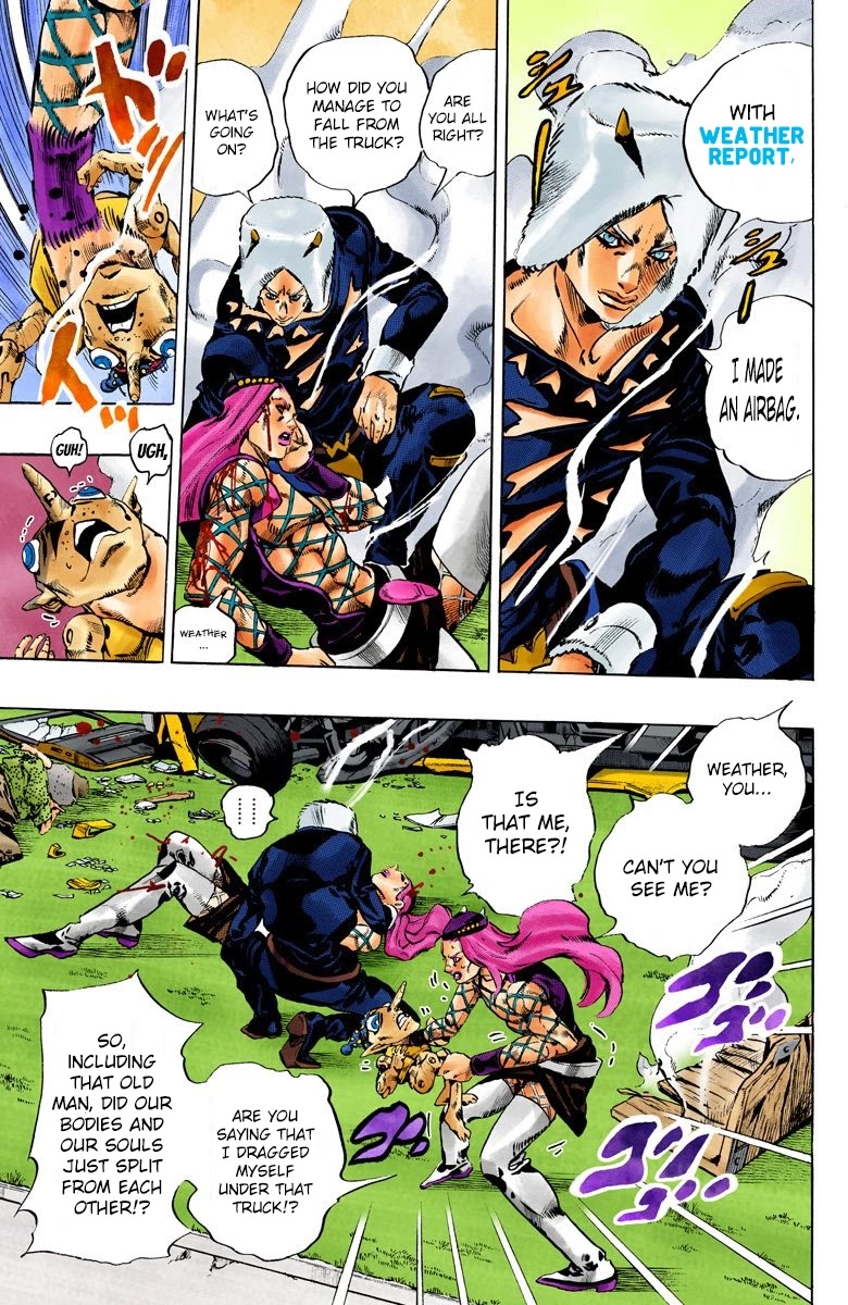 JoJo's Bizarre Adventure Part 6 - Stone Ocean (Official Colored) chapter 106 page 6