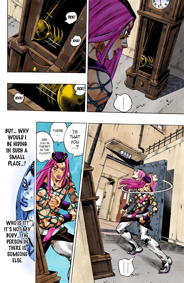 JoJo's Bizarre Adventure Part 6 - Stone Ocean (Official Colored) chapter 107 page 12