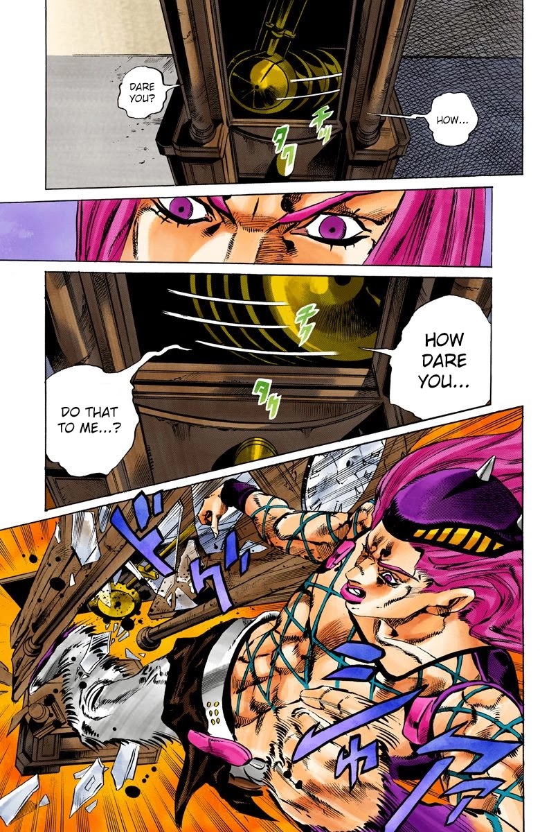 JoJo's Bizarre Adventure Part 6 - Stone Ocean (Official Colored) chapter 107 page 13