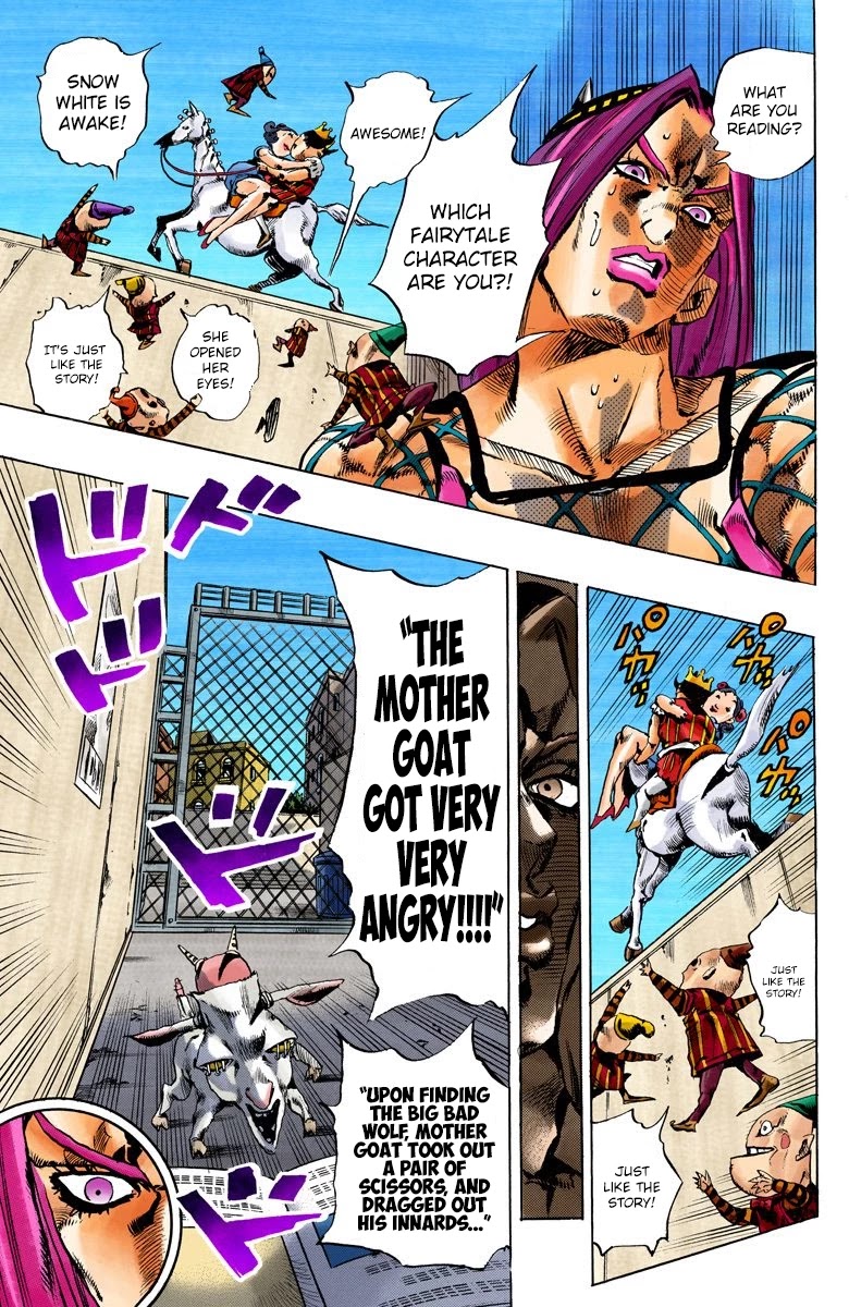 JoJo's Bizarre Adventure Part 6 - Stone Ocean (Official Colored) chapter 107 page 17