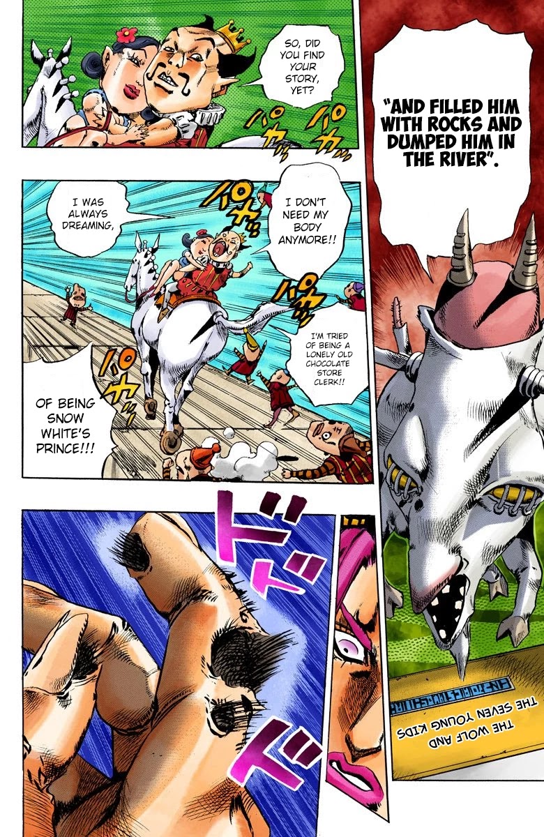 JoJo's Bizarre Adventure Part 6 - Stone Ocean (Official Colored) chapter 107 page 18