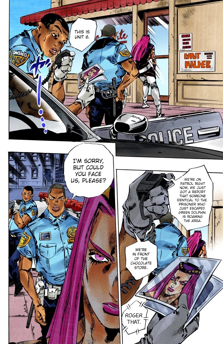 JoJo's Bizarre Adventure Part 6 - Stone Ocean (Official Colored) chapter 107 page 7