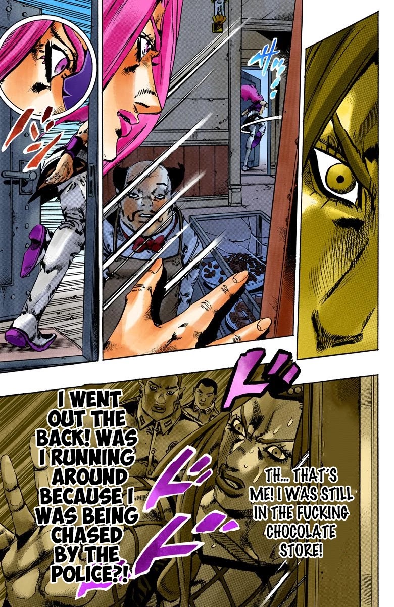 JoJo's Bizarre Adventure Part 6 - Stone Ocean (Official Colored) chapter 107 page 8