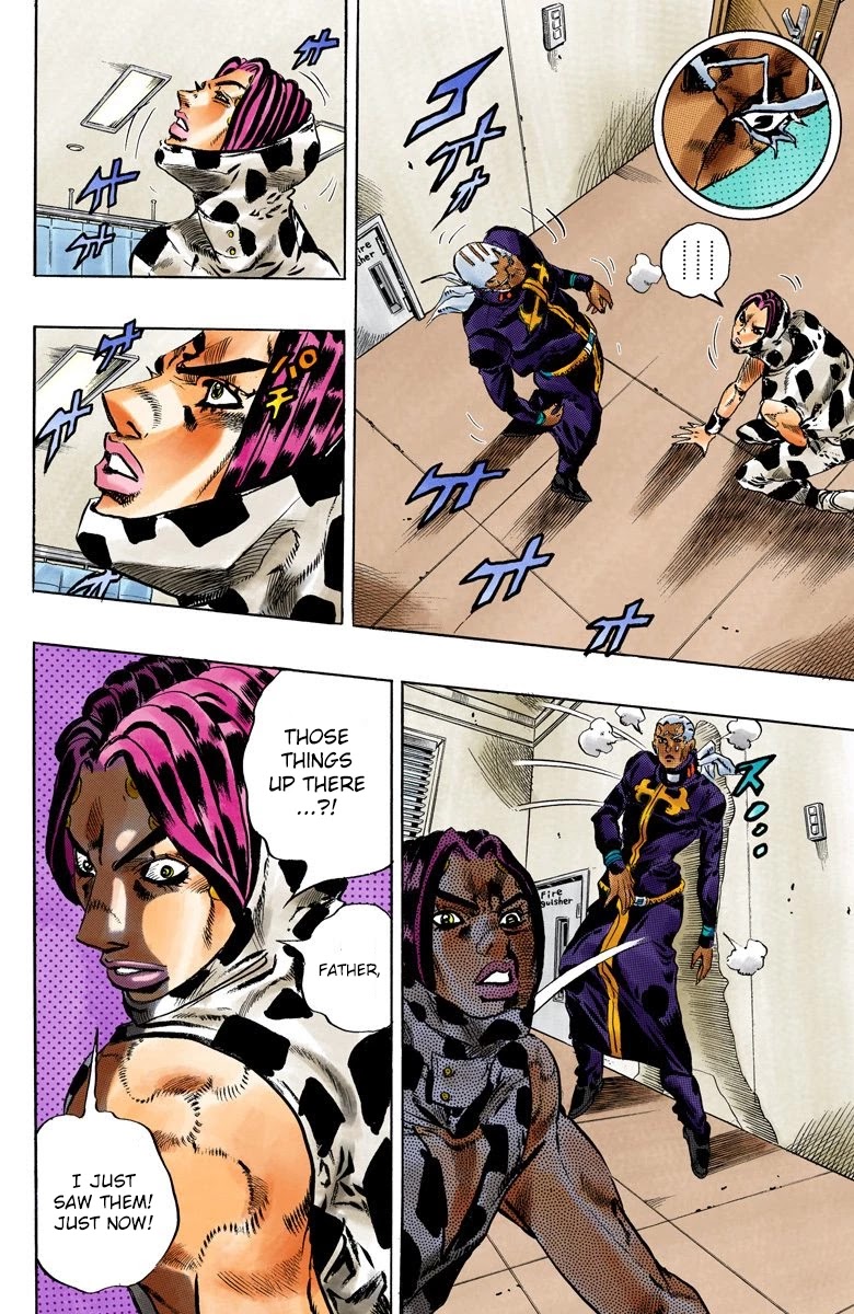 JoJo's Bizarre Adventure Part 6 - Stone Ocean (Official Colored) chapter 112 page 10