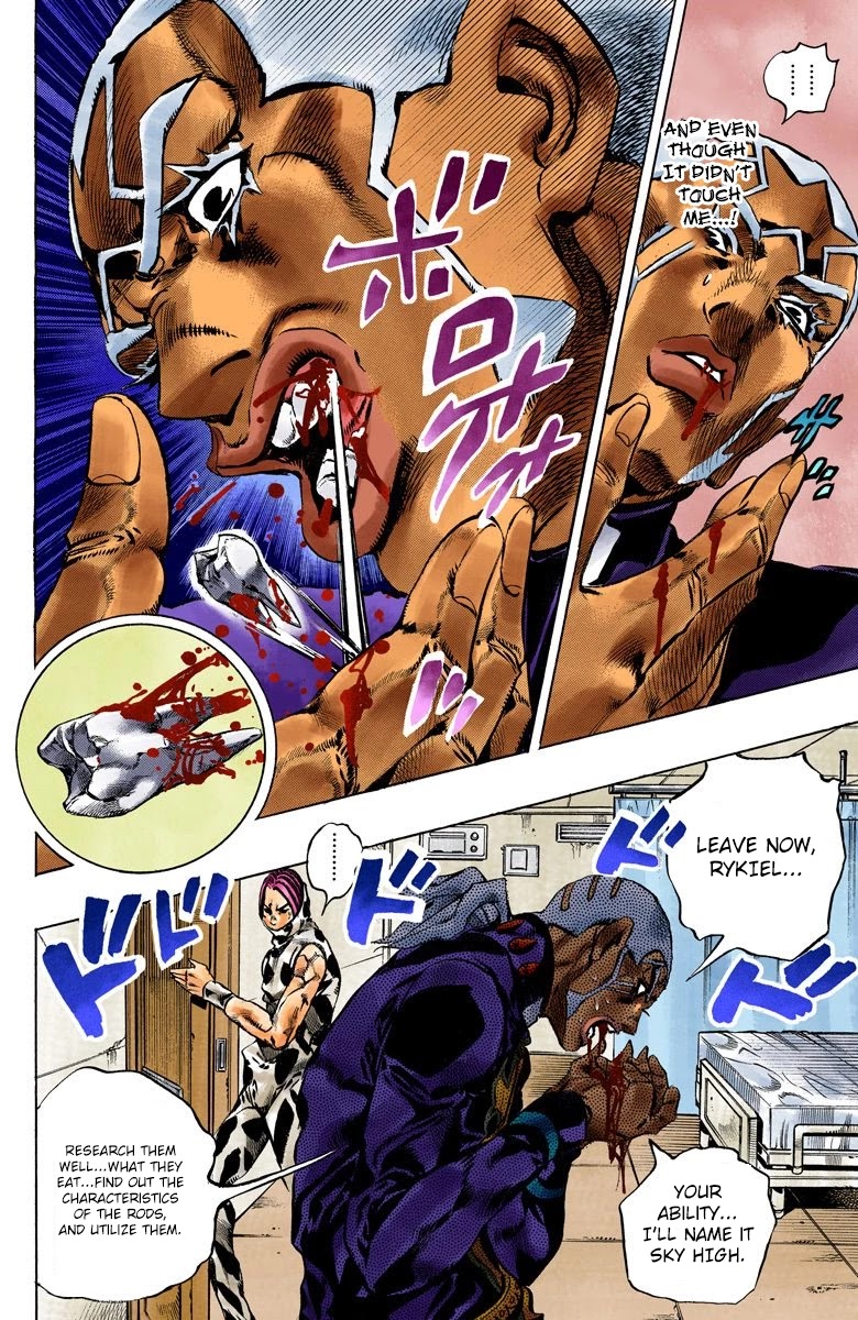 JoJo's Bizarre Adventure Part 6 - Stone Ocean (Official Colored) chapter 112 page 12