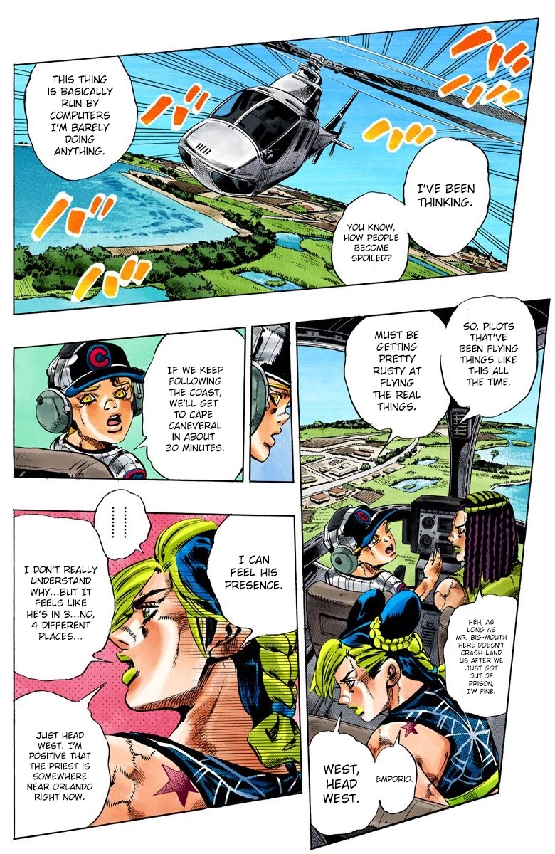 JoJo's Bizarre Adventure Part 6 - Stone Ocean (Official Colored) chapter 112 page 14