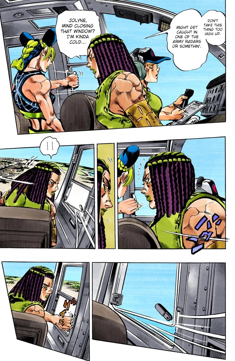 JoJo's Bizarre Adventure Part 6 - Stone Ocean (Official Colored) chapter 112 page 15