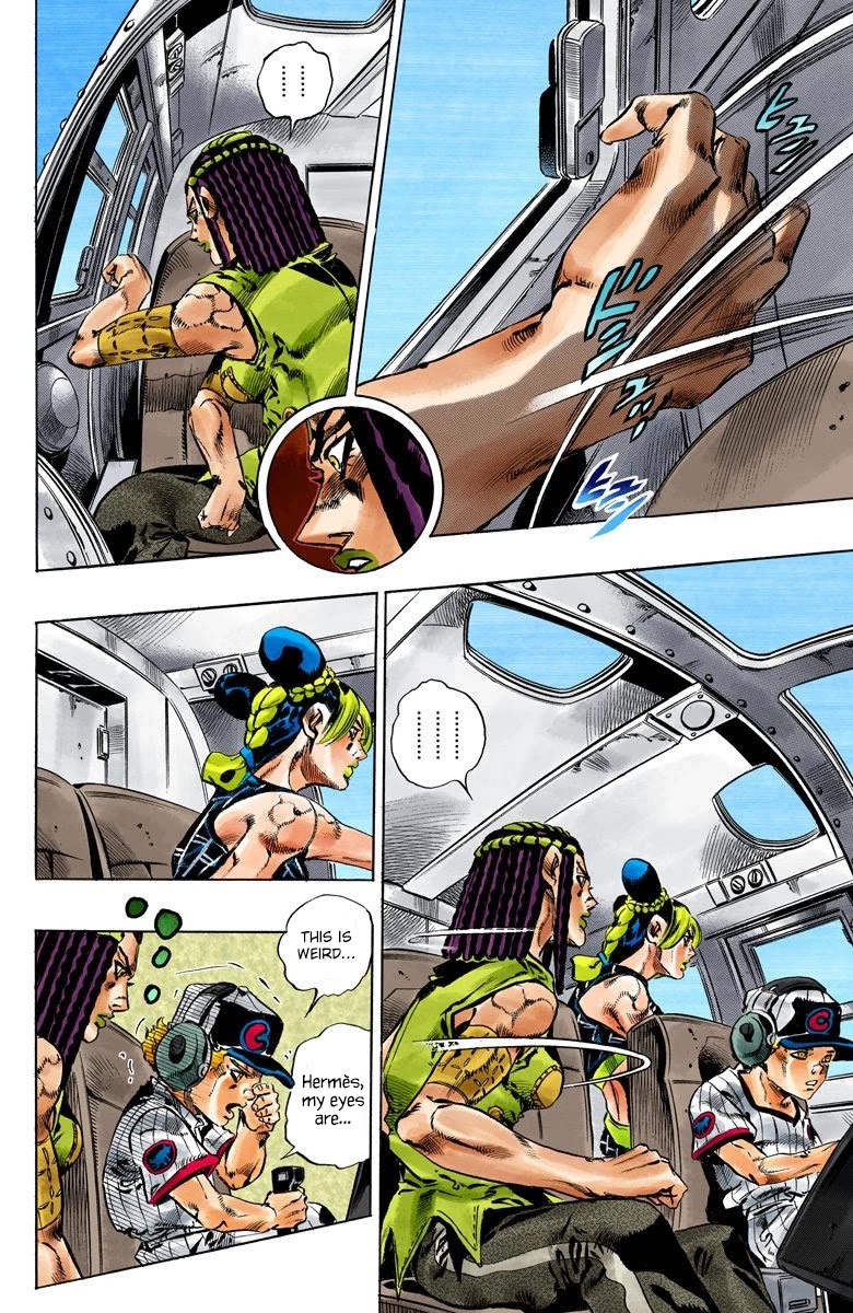 JoJo's Bizarre Adventure Part 6 - Stone Ocean (Official Colored) chapter 112 page 16