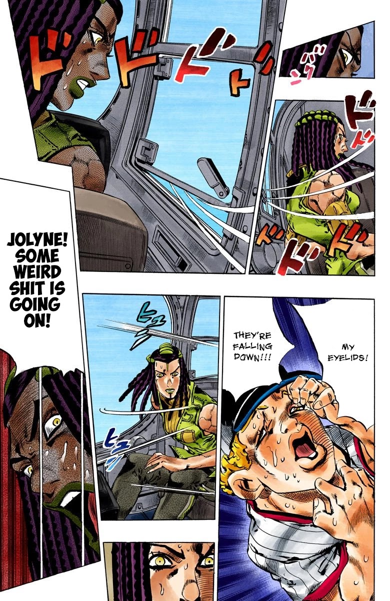 JoJo's Bizarre Adventure Part 6 - Stone Ocean (Official Colored) chapter 112 page 17