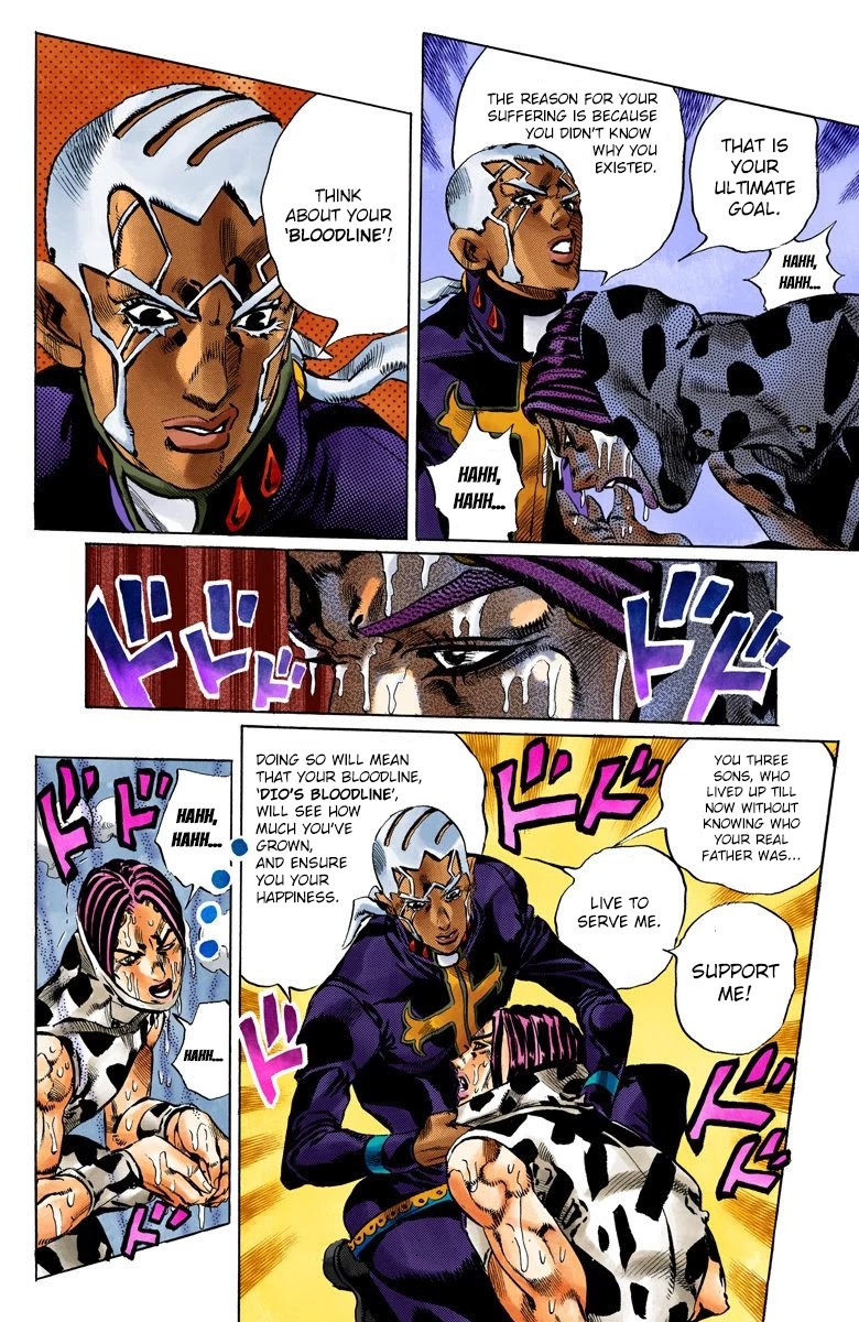 JoJo's Bizarre Adventure Part 6 - Stone Ocean (Official Colored) chapter 112 page 4