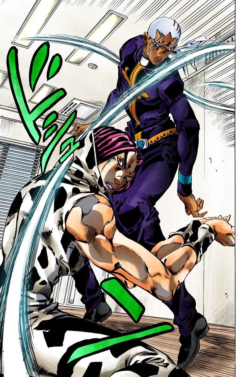 JoJo's Bizarre Adventure Part 6 - Stone Ocean (Official Colored) chapter 112 page 9