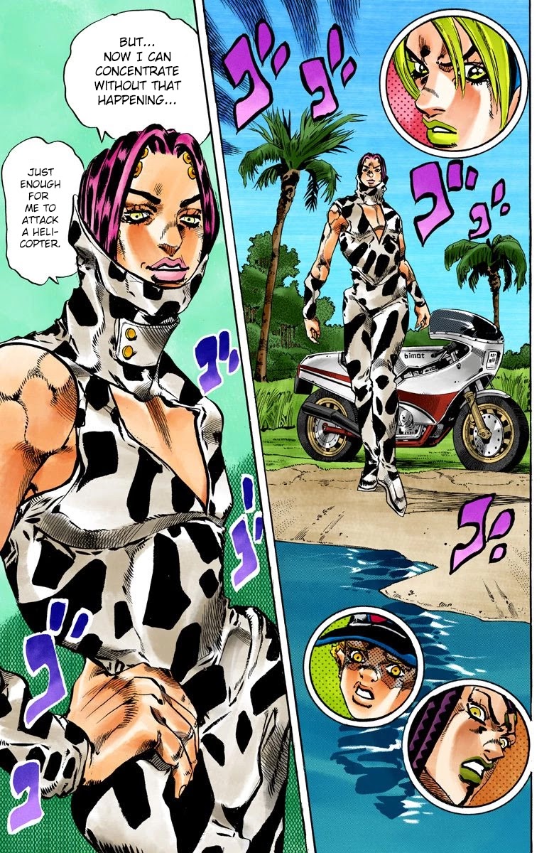 JoJo's Bizarre Adventure Part 6 - Stone Ocean (Official Colored) chapter 113 page 14