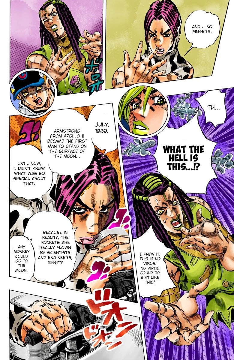 JoJo's Bizarre Adventure Part 6 - Stone Ocean (Official Colored) chapter 114 page 14