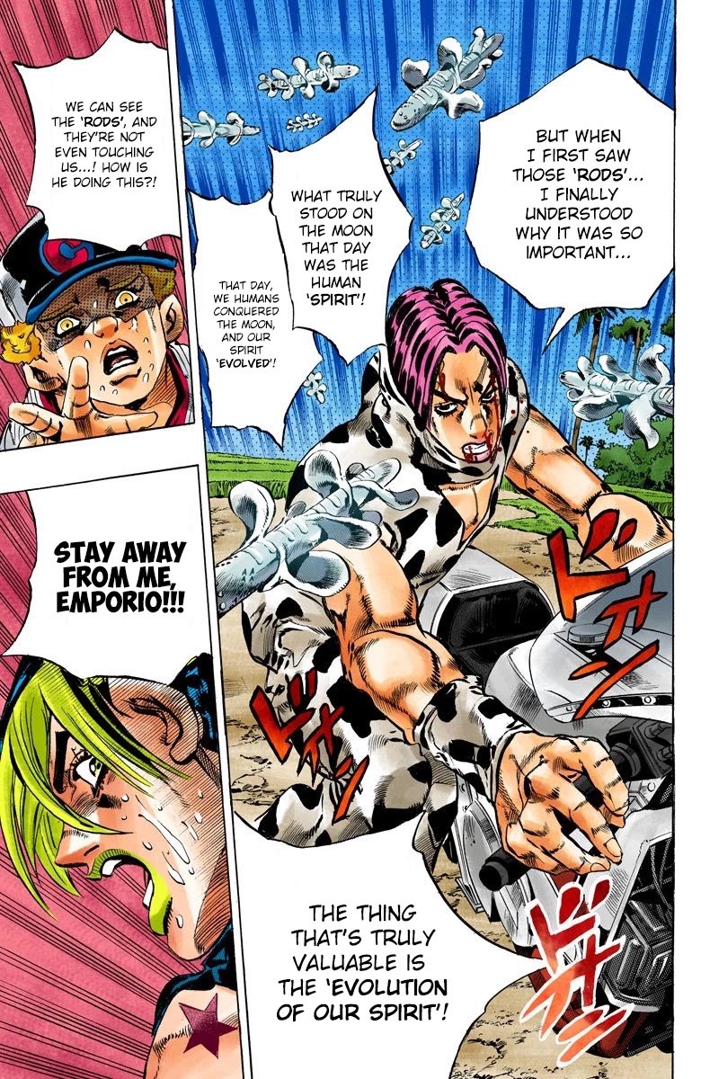 JoJo's Bizarre Adventure Part 6 - Stone Ocean (Official Colored) chapter 114 page 15