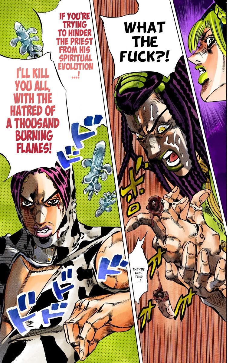 JoJo's Bizarre Adventure Part 6 - Stone Ocean (Official Colored) chapter 114 page 17