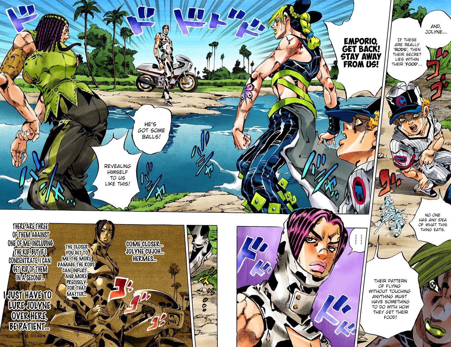 JoJo's Bizarre Adventure Part 6 - Stone Ocean (Official Colored) chapter 114 page 2