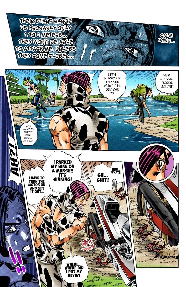 JoJo's Bizarre Adventure Part 6 - Stone Ocean (Official Colored) chapter 114 page 4