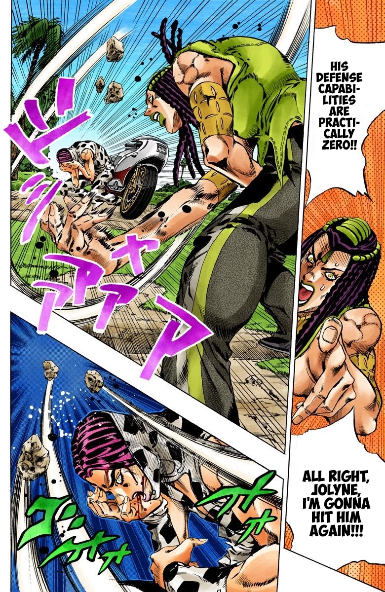 JoJo's Bizarre Adventure Part 6 - Stone Ocean (Official Colored) chapter 114 page 9