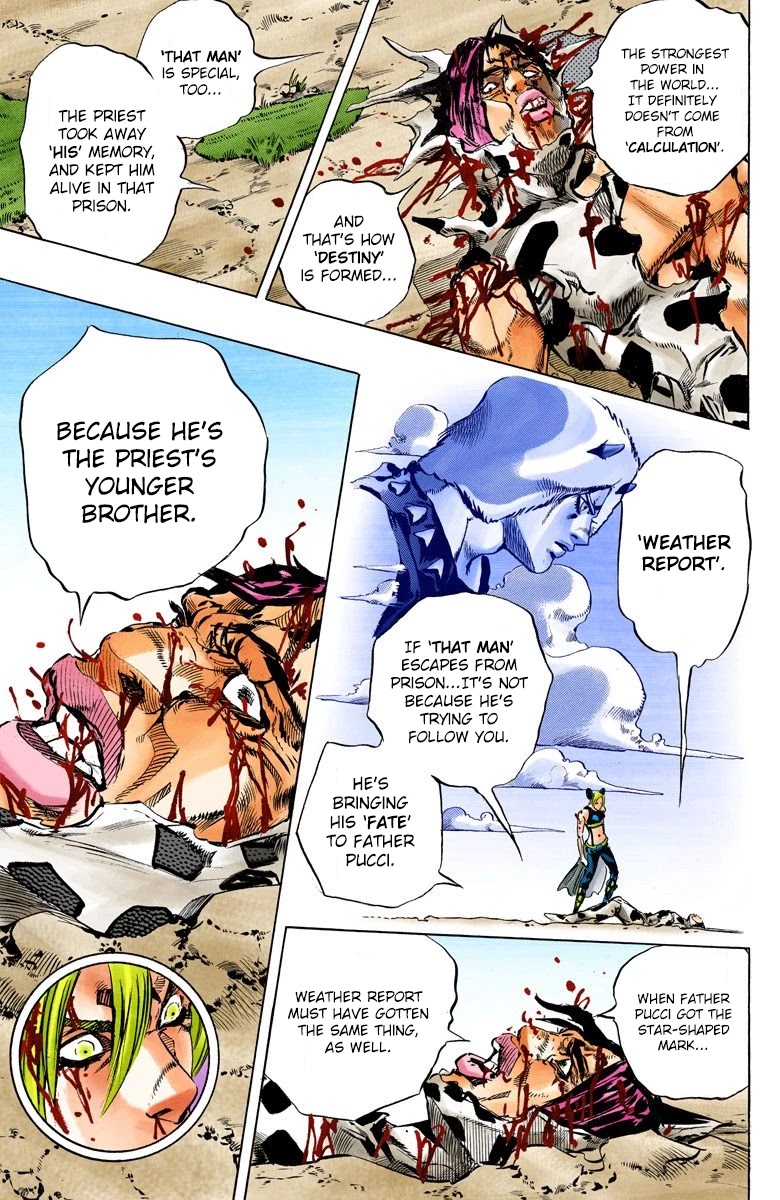 JoJo's Bizarre Adventure Part 6 - Stone Ocean (Official Colored) chapter 117 page 15