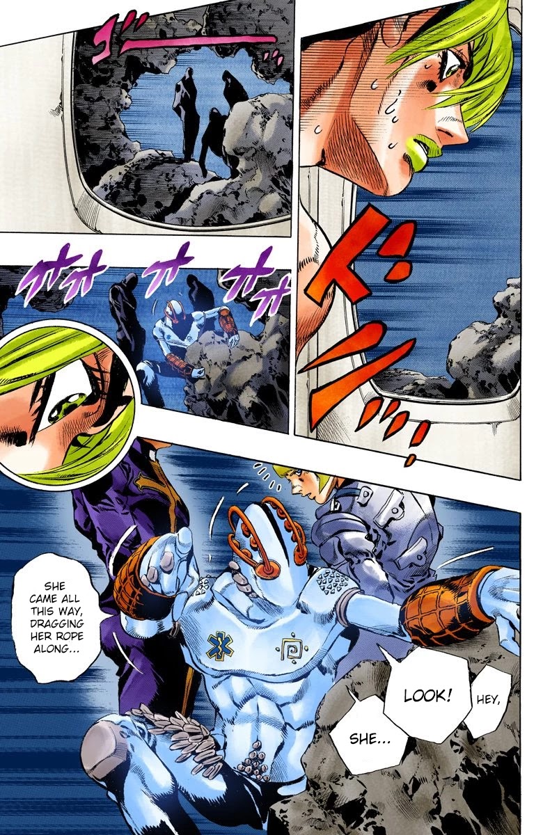 JoJo's Bizarre Adventure Part 6 - Stone Ocean (Official Colored) chapter 119 page 14