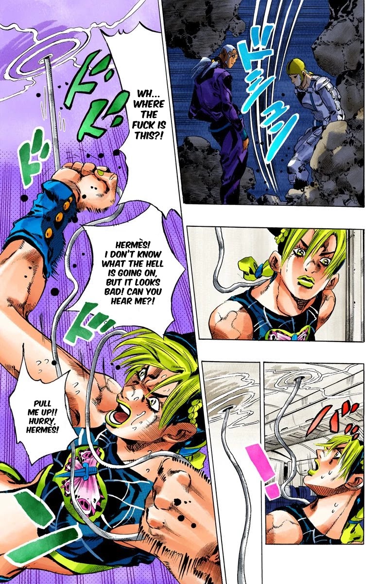 JoJo's Bizarre Adventure Part 6 - Stone Ocean (Official Colored) chapter 119 page 16