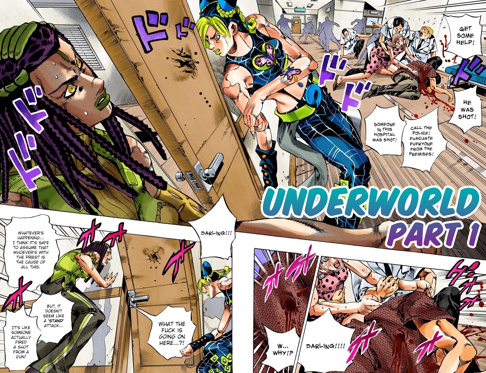 JoJo's Bizarre Adventure Part 6 - Stone Ocean (Official Colored) chapter 119 page 2