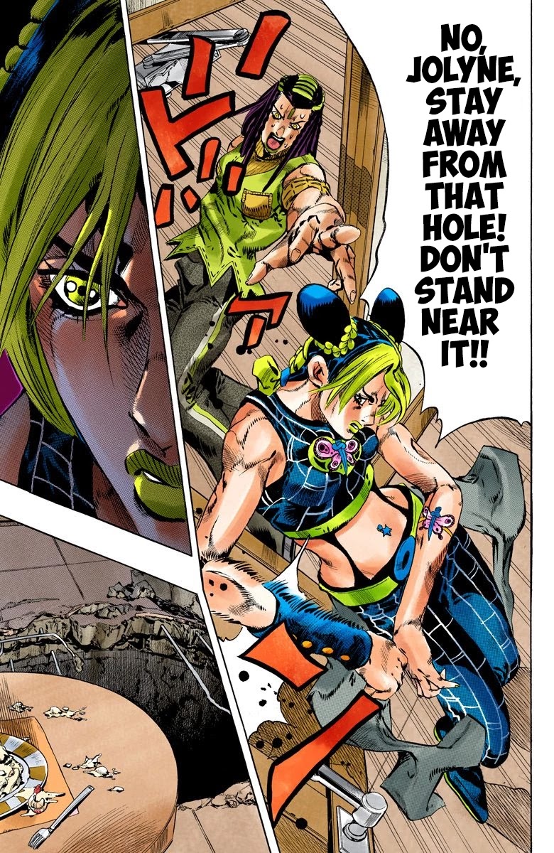 JoJo's Bizarre Adventure Part 6 - Stone Ocean (Official Colored) chapter 119 page 4