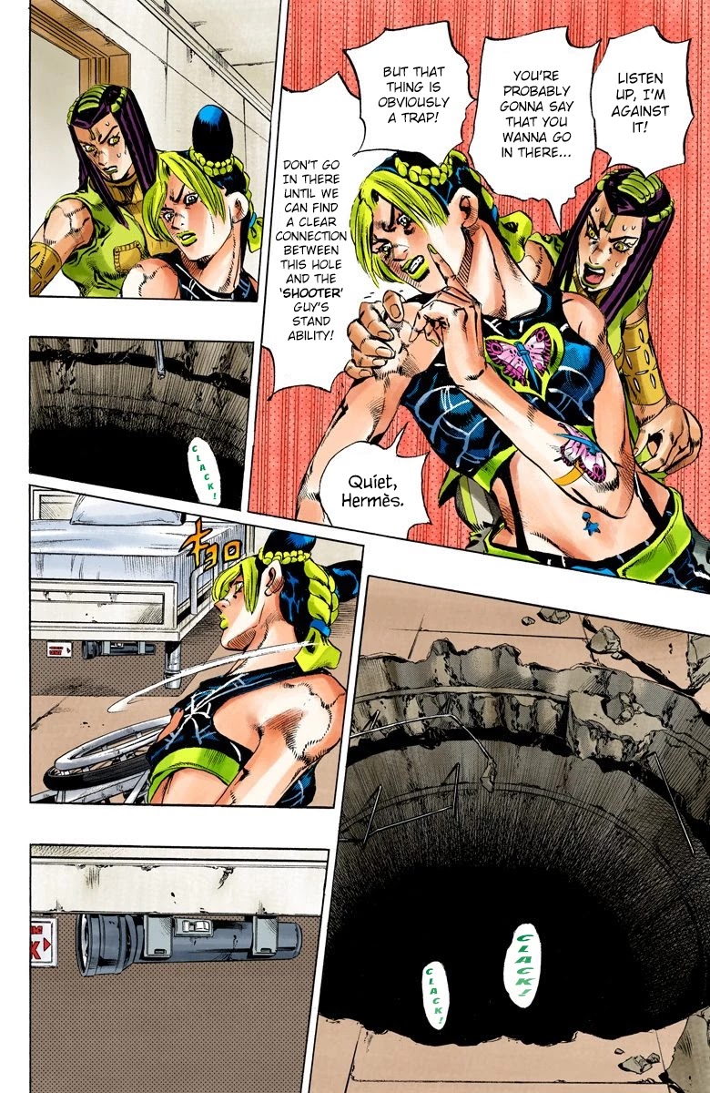 JoJo's Bizarre Adventure Part 6 - Stone Ocean (Official Colored) chapter 119 page 6