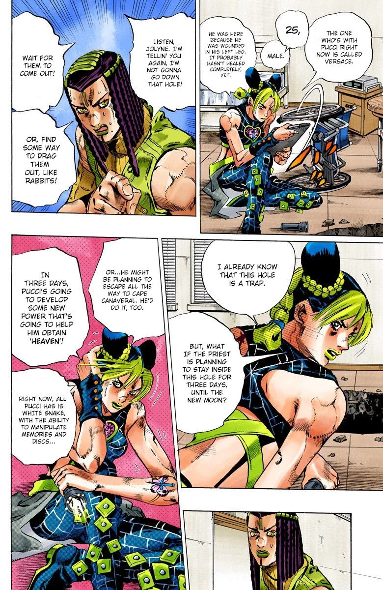 JoJo's Bizarre Adventure Part 6 - Stone Ocean (Official Colored) chapter 119 page 8