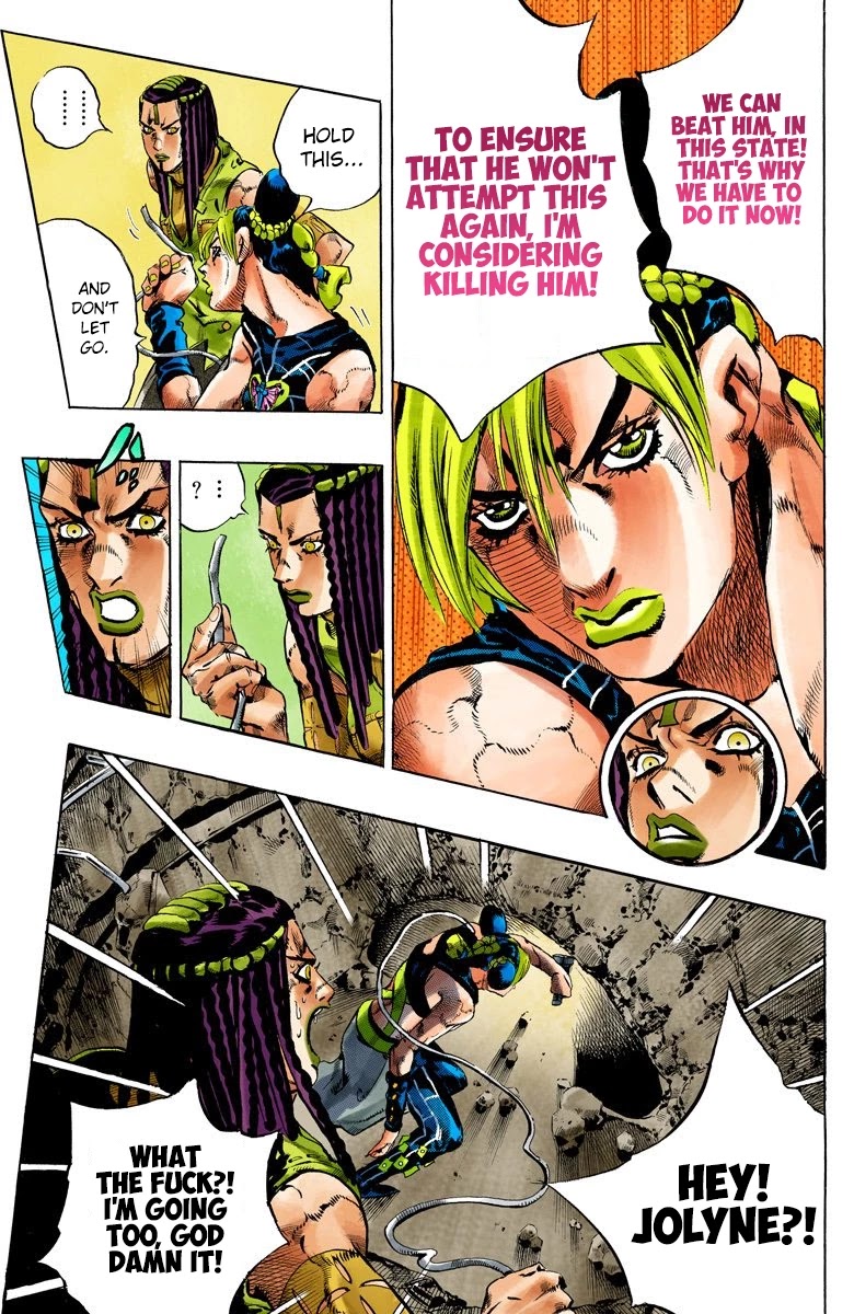 JoJo's Bizarre Adventure Part 6 - Stone Ocean (Official Colored) chapter 119 page 9